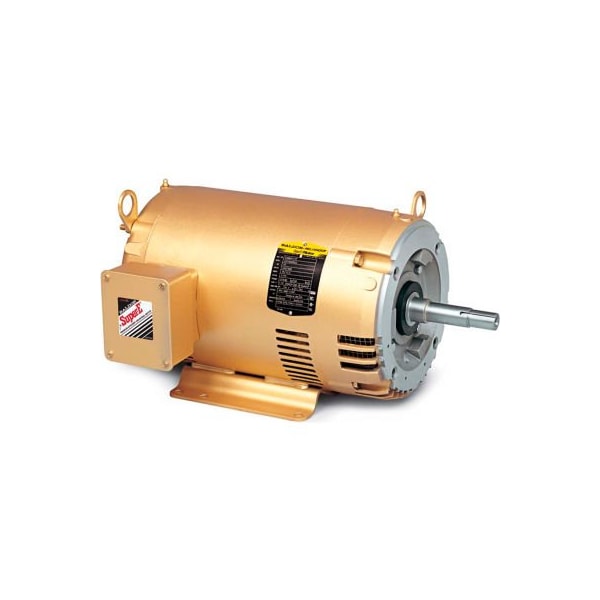 Baldor-Reliance Pump Motor, 3 Phase, 5 HP, 208-230/460 V, 1800 RPM, 60 HZ, ODP, 184JM